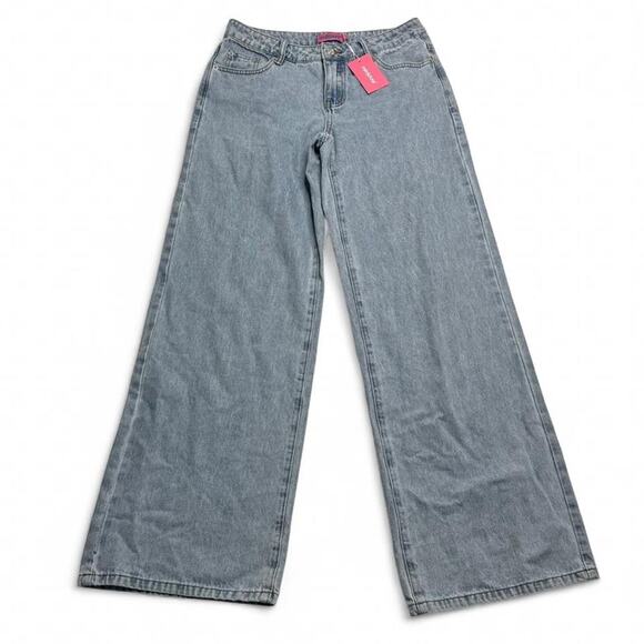 Edikted Denim - Edikted blue wide leg jeans Size S NWT